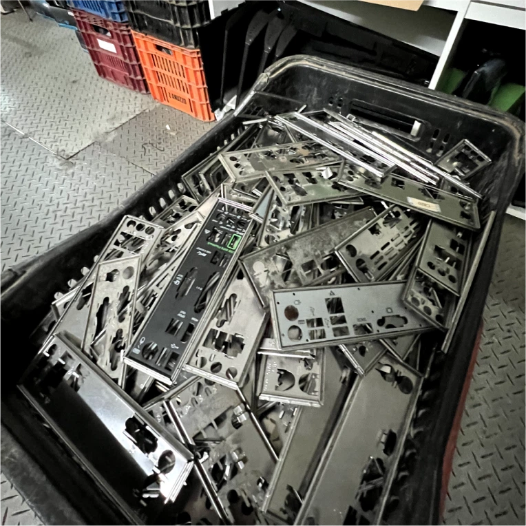 imagem de resíduos tecnológicos